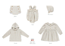 Load image into Gallery viewer, Berry bonnet beige check
