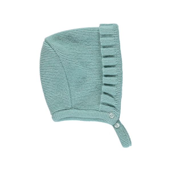 Bonnet green wool