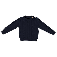 Load image into Gallery viewer, Roma navy wool
