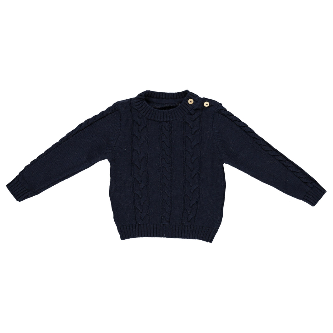 Roma navy wool