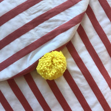 Load image into Gallery viewer, Coral stripes beach towel

