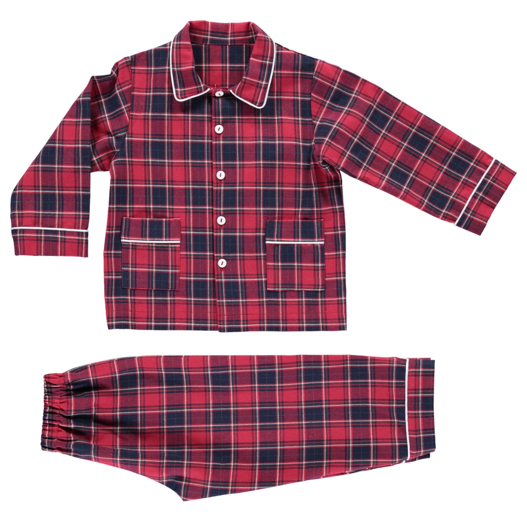 Winter Duarte red plaid