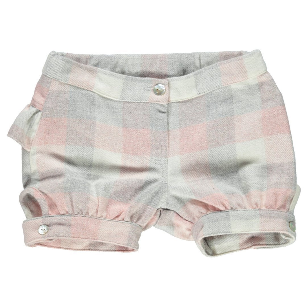 Fernanda grey pink check